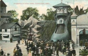 Postcard Ohio Cleveland Ingersoll's Luna Park Kreage & Wilson 23-10185