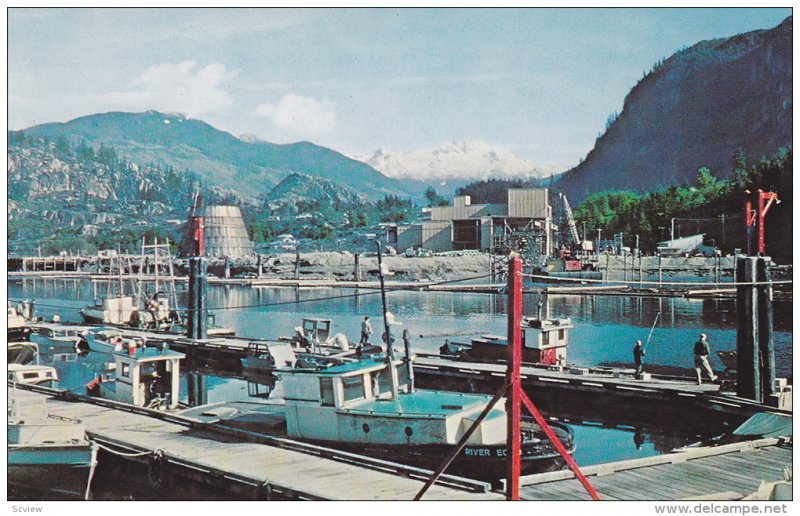 Small Boat Harbor , SQUAMISH , B.C. , Canada , 50-60s #2