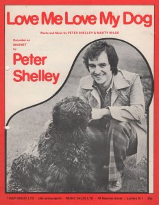 Peter Shelley Marty Wilde Love Me Love My Dog Sheet Music