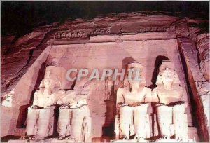 Postcard Modern Abu Simbel Statue of Ramses II