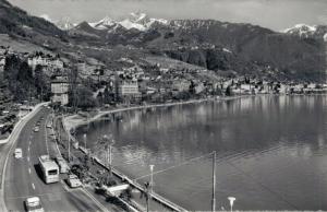 Switzerland Clarens Montreux Le Nouveau Quai et les Rochers de Naye 02.76