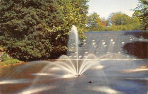 Cascades, Forest Park Springfield, Massachusetts, USA Fountain 1960 