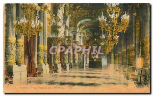 Old Postcard Paris Le Foyer of the Opera