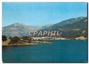 Old Postcard Savines Le Lac Hautes Alpes Serre Poncon His Campsites