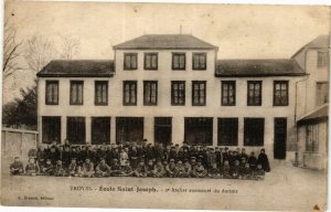 CPA TROYES - École St-Joseph - 2e Atelir surmonté du dortoir (179037)