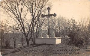 E49/ Leavenworth Kansas Real Photo RPPC Postcard c1910 Jesus Monument