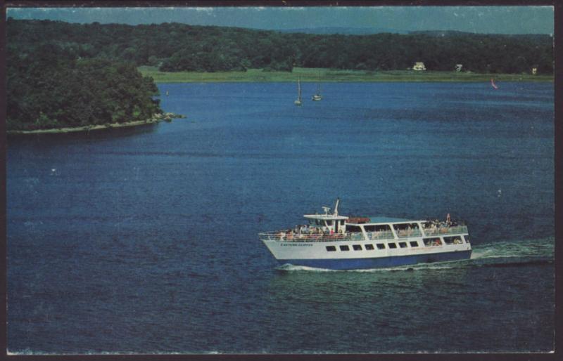 M/V Eastern Clipper,New England Steamboat Lines Postcard