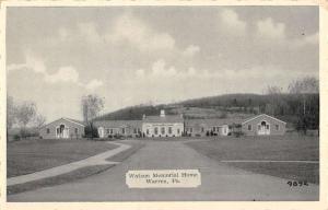 Warren Pennsylvania Watson Memorial Home Street View Antique Postcard K61932