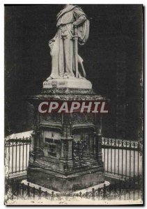Old Postcard Bourges Jacques Coeur Statue