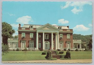 State View~Governors Mansion @ Charleston West Virginia~Continental Postcard