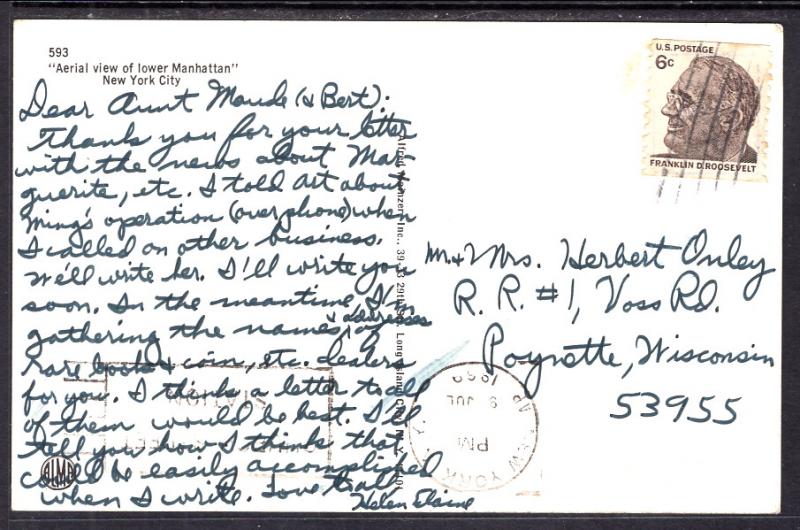 Bird's Eye View Lower Manhattan,New York,NY BIN