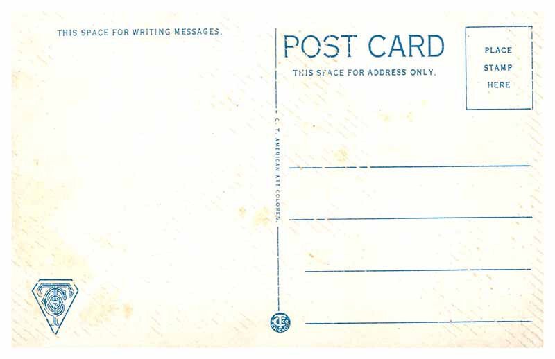 Postcard TRAIN SCENE Chicago Illinois IL AR7744