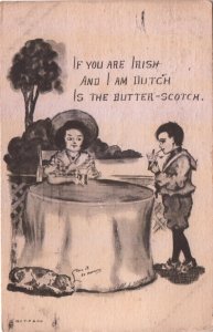 ethnic inquiry postcard: If Youi Are Irish and I Am Dutch