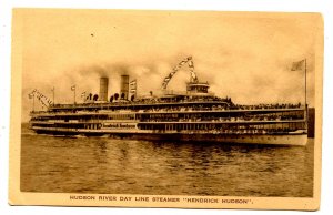 NY - Hudson River. Steamer Hendrick Hudson