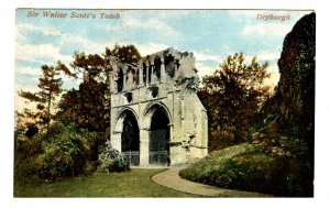 UK - Scotland, Dryburgh Abbey. Tomb of Sir Walter Scott