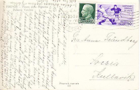 Italy - Florence Palazzo Vecchio 1934