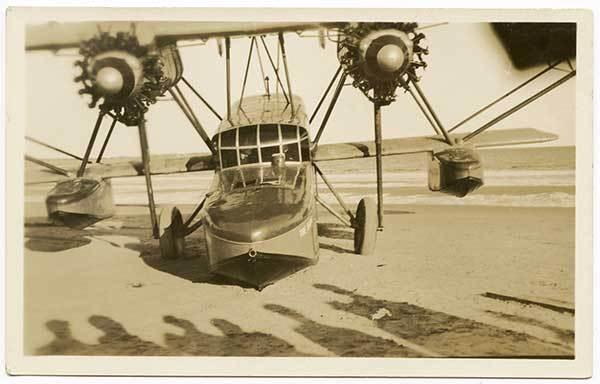 Old Orchard ME Mrs Grayson The Dawn Women Aviator 1927 RPPC Real Photo Postcard