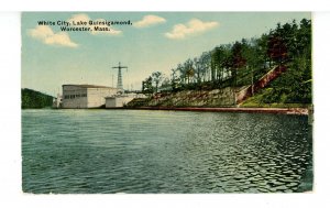 MA - Worcester. White City Park, Lake Quinsigamond, Amusement Rides