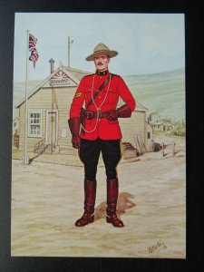 Canada ROYAL CANADIAN MOUNTED POLICE Corporal RNWMP 1905 - Old Postcard No.3 