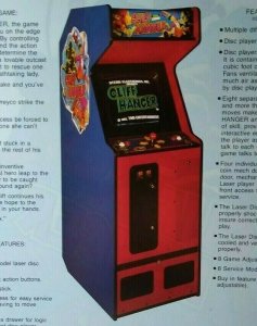 Cliff Hanger Arcade Flyer 1983 Original Laser Game Art Retro Classic 8.5 x 11 