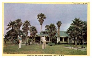 Postcard GOLF COURSE SCENE Jacksonville Florida FL AU2830