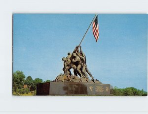 Postcard Iwo Jima Statue, Arlington, Virginia