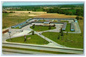 Maumee Ohio Postcard Toledo Turnpike Motel Downtown Toledo c1960 Vintage Antique