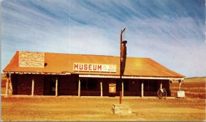 VINTAGE POSTCARD THE MUSEUM OF THE OLD WEST AT ROUTE 66 SELIGMAN ARIZONA 1960s