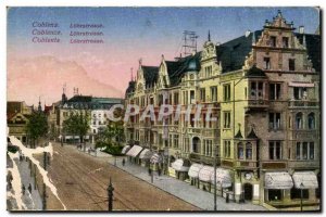 Postcard Old Coblenz Loghstrasse