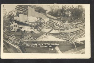 RPPC ARCADIA 1918 TORNADO DISASTER NEHOUSE HOME RUINS REAL PHOTO POSTCARD