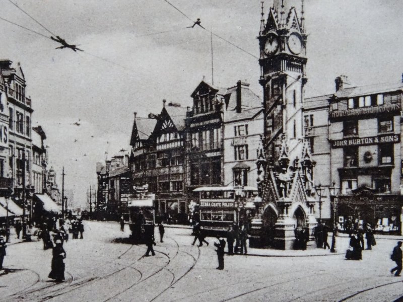 Leicester 5 IMAGE MULTI-VIEW c1913 Postcard by R. Sneath, The Peak Series