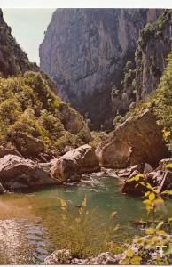 BF14328 provence gorges du verdon defile des cavaliers   france front/back image