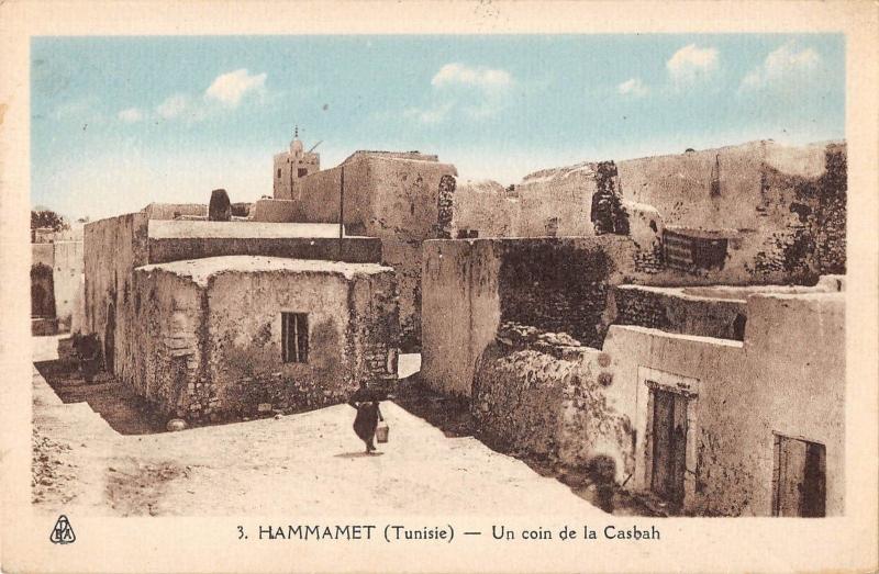 BF8863 un coin de la casbah hamamet types tunisia     Tunisia