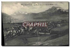 Old Postcard Dauphine La Mure The general view and Oblou