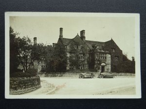 Bakewell ROWSLEY Peacock Hotel showing Two Old Motor Cars c1912 RP Postcard