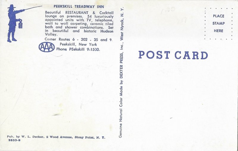 Peekskill Treadway Inn Restaurant & Lounge Hudson Valley Peekskill New York