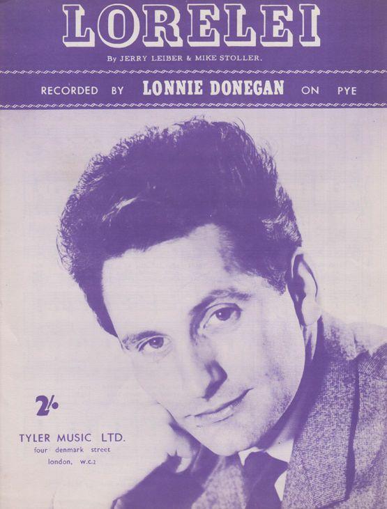 Lorelei Lonnie Donegan 1960s Sheet Music