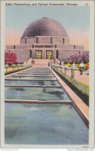 Ilinois Chicago Adler Planetarium & Terrazo Promenade 1953