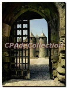 Postcard Modern Cite in Carcassonne The Narbonne Gate