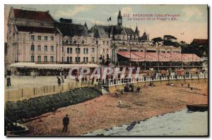 Old Postcard Arcachon Cote d'Argent The Casino de la Plage