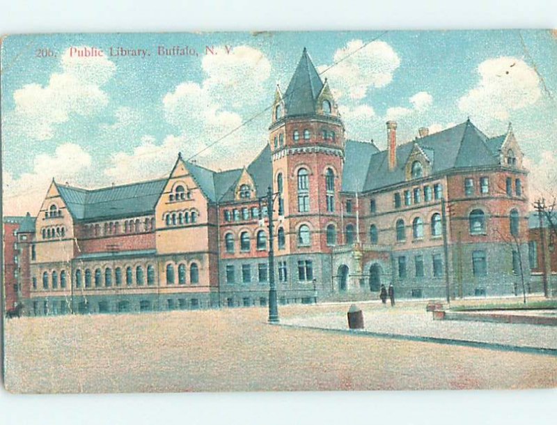 Divided Back LIBRARY SCENE Buffalo New York NY hs2704