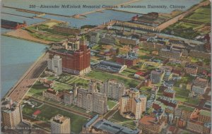 Postcard Alexander McKinlock Memorial Campus Northwestern University Chicago IL