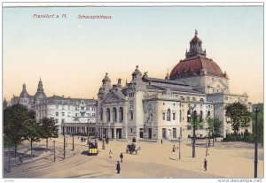 FRANKFURT A. MAIN, Hesse, Germany, 1900-1910´s; Schauspielhaus