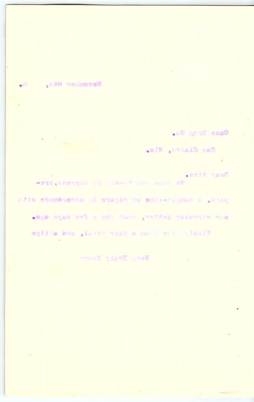 1888 ST PAUL MN NOYES BROS & CUTLER WHOLESALE DRUGGISTS LETTER BILLHEAD Z4224