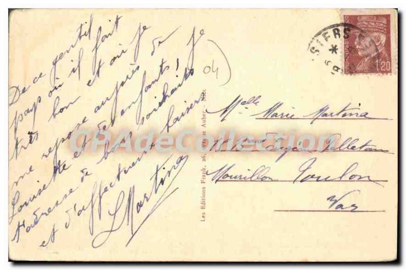 Postcard Old Jausiers B A General view