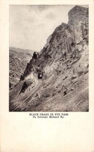 Ute Pass Colorado Black Crags Scenic View Antique Postcard K83266
