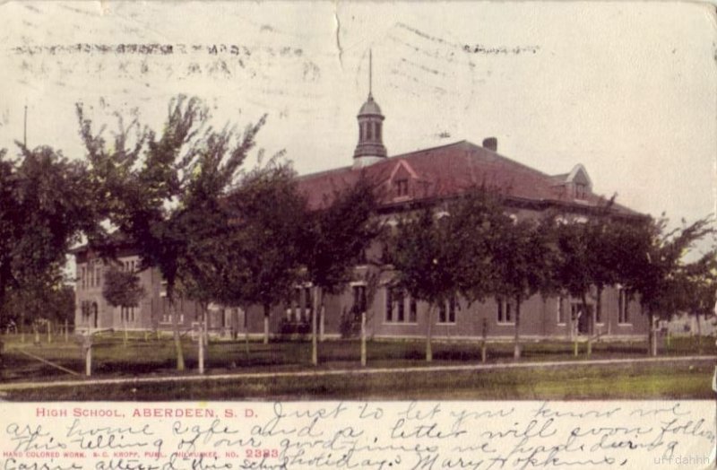 ABERDEEN, SD HIGH SCHOOL 1907