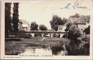 France Paray-le-Monial La Bourbince Vintage Postcard C197