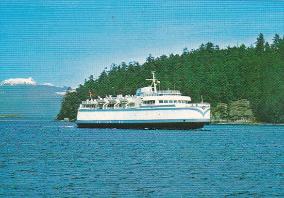 Canada Ferry M V Queen Of Sidney British Columbia