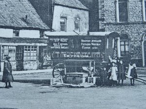 Lincolnshire KIRTON IN LINDSEY showing VISITING TRADE EMPORIUM c1914 Postcard